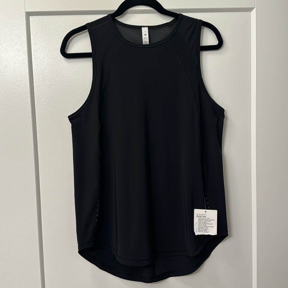 NWT Lululemon Sculpt Tank Top, Black, Sz 8